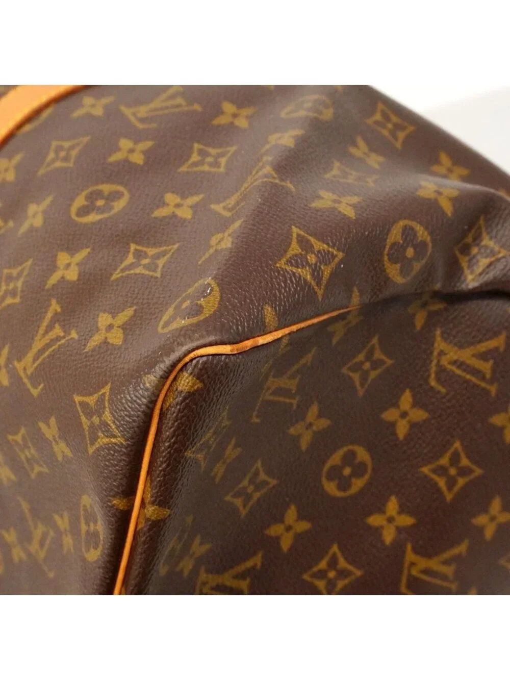 Louis Vuitton Boston Bag Monogram Keepall 50 Brown